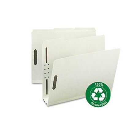 Made-To-Stick 100 Percent Recycled Pressboard Fastener Folders MA598227